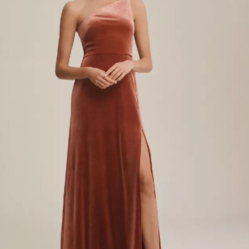BHLDN Jenny Yoo 〰️ Cybil One Shoulder Dress